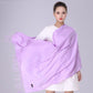 Pure Color Faux Cashmere Scarf Shawl Dual-use Wild Thick Long Section Ladies Warm Knitted Big Scarf Soft Fabric Temperament Shawl