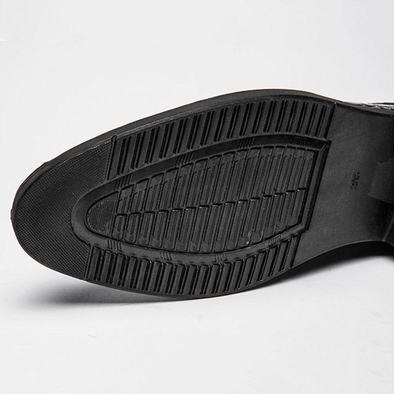 Men's Shoes Alligator British Pointed Men's High Heeled Shoes Personality Heightening Shoes Hair Stylist European Men's Shoes