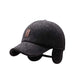 Hat Men's Autumn and Winter Middle-aged and Elderly Father and The Elderly Warm Baseball Cap Old Man Winter Cold Protection Ear Cap