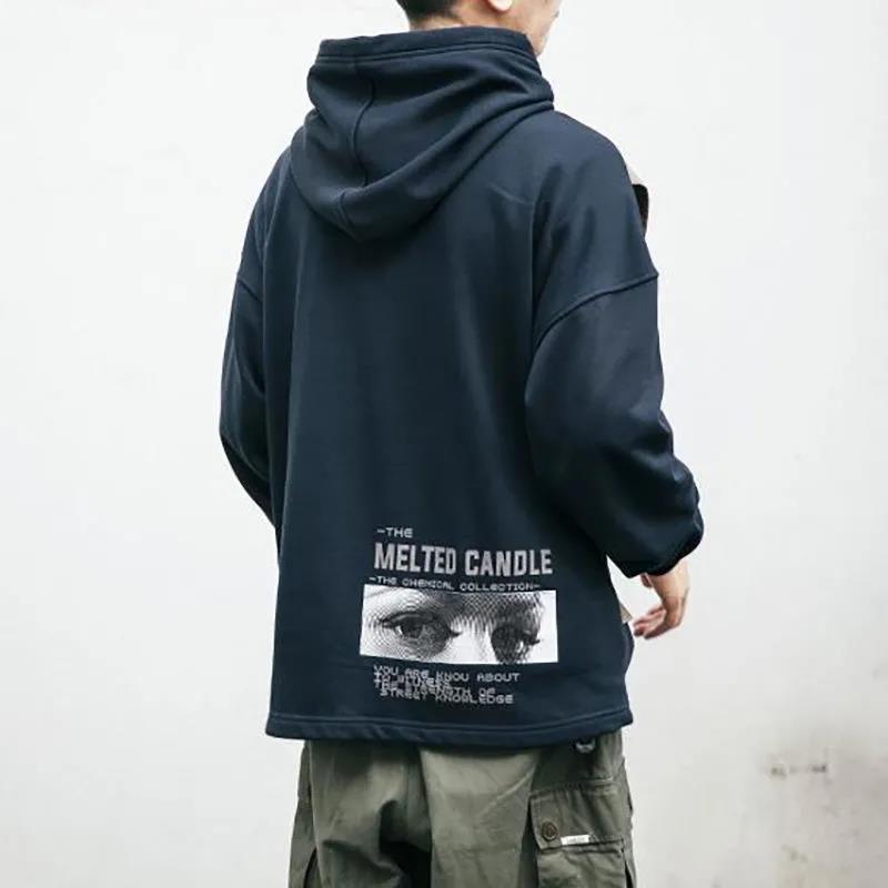 Hooded Sweater Men's Large Size Loose Casual Hooded Shirt Jacket