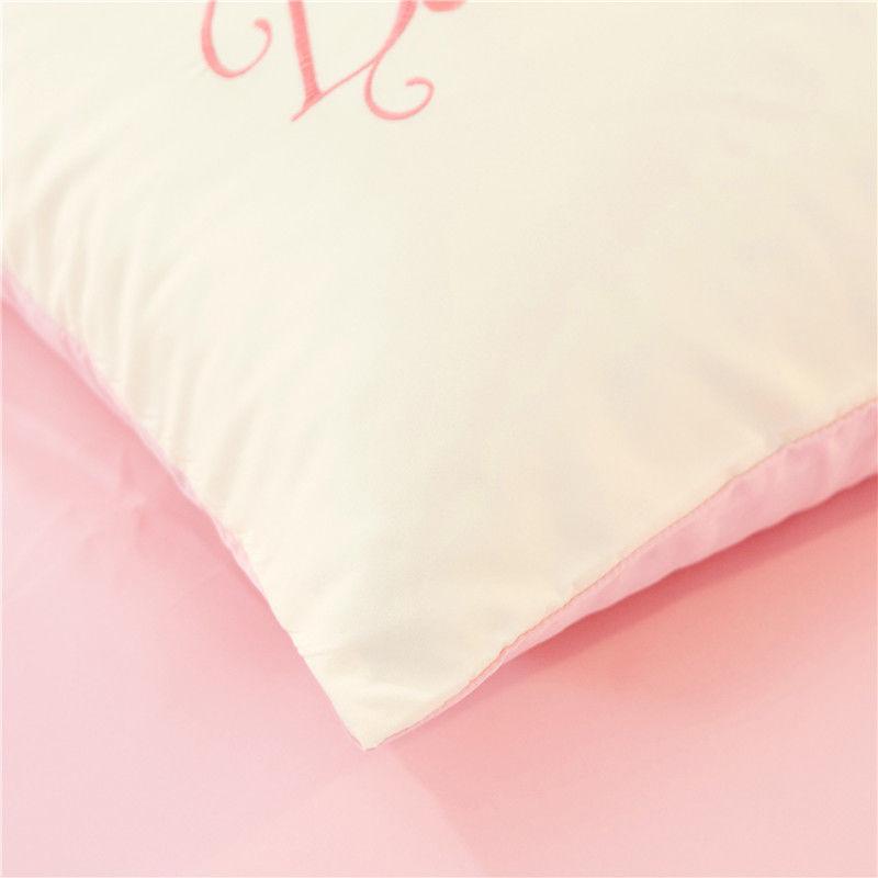 Four-piece Summer Bed Linen Bedding Girl Heart Quilt Cover Single Quilt Cover Student Dormitory Bed Set