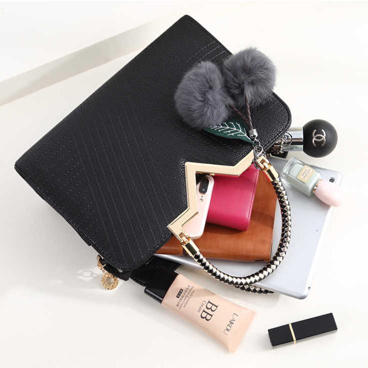 Shoulder Handbag Trendy wild Patent leather bag Big capacity Woman bag European and American style