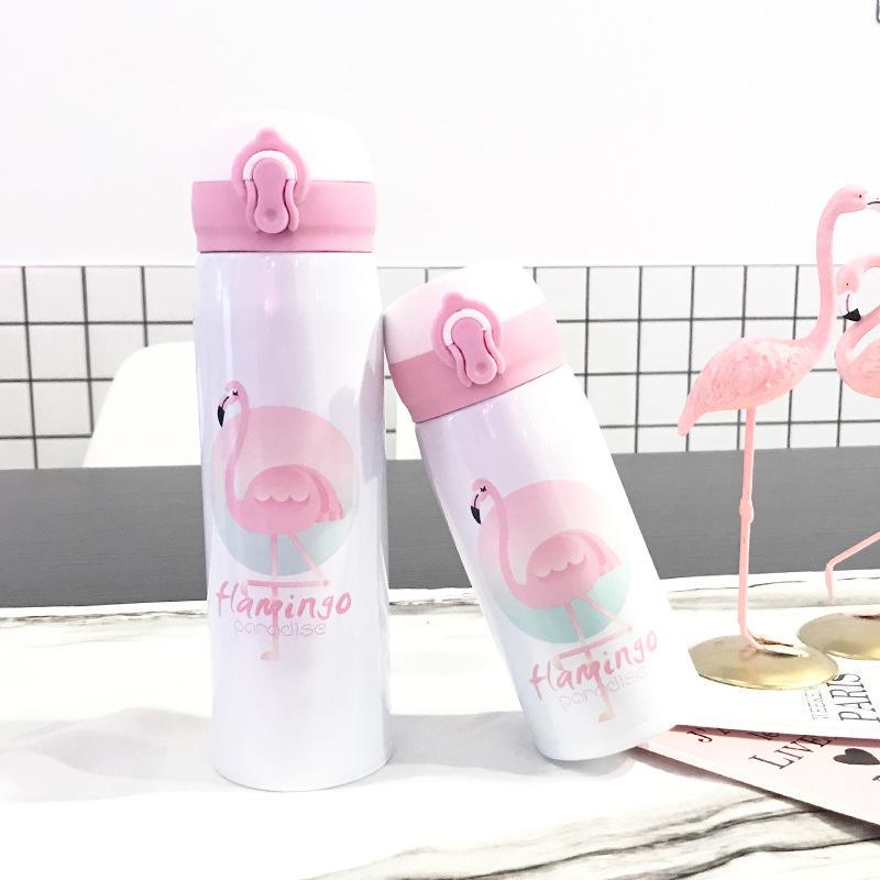 Cartoon Tea Water Cup Stainless Steel Vacuum Insulated Coffee Mug Travel Water Bottle