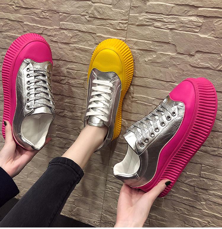 Tide Sponge Bottom Small White Shoes Female 2020 Spring Increase Shoes Korean Version of The Wild Harajuku Casual Thick Bottom Shoes