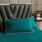 Quilted Quilted Thickened Milk Velvet Pillowcase for Autumn and Winter Warmth for Two People Single Pillowcase