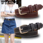 Fashion Women's Belts PU Leather Brand Straps Female Waistband Pin Buckles Fancy Vintage