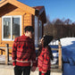 Couple Sweater Christmas Theme Winter 2 Colors Elk Print O-neck Loose Retro Unisex Pullover