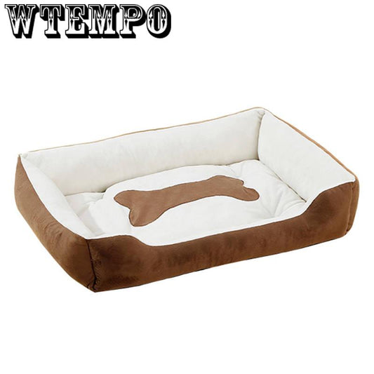 All Seasons Small Medium Size Extra Pet Dog Bed House Sofa Kennel Soft Dots Fleece Pet Dog Cat Bed