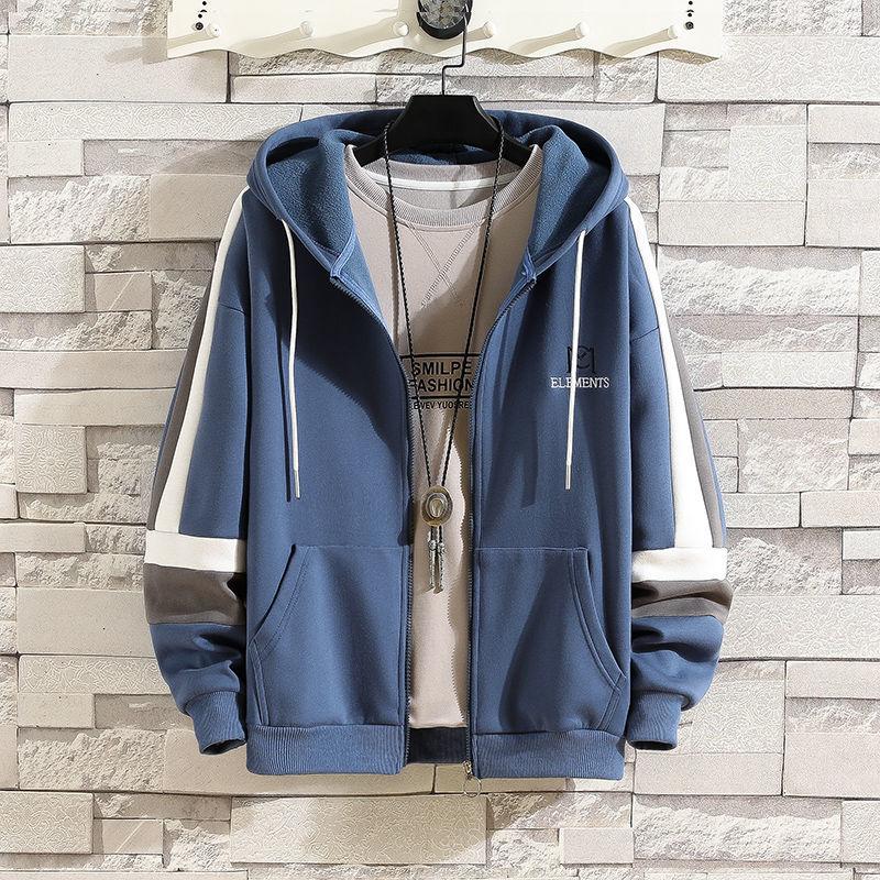 Youth Spring and Autumn Casual Jacket Trend Jacket Handsome Fashion Cotton Sweater