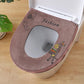 Toilet Seat Cover Toilet Cover Universal Zipper Waterproof and Warmth Four Seasons Universal Toilet Sticker