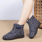 Winter Women's Plus Velvet Warm Soft-soled Cotton Shoes Thickened Non-slip Middle-aged and Elderly Cotton Boots