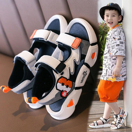 Boys Girls Sandals Summer Big Boys Soft-soled Non-slip Breathable Comfortable Shoes Lightweight