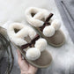 Snow Boots Female Students Korean Version Plus Velvet Cute Waterproof Wild Non-slip Winter Fashion Cotton Shoes