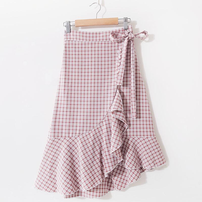 Ladies Retro Skirt Elegant Zipper Skirt Retro Pleated