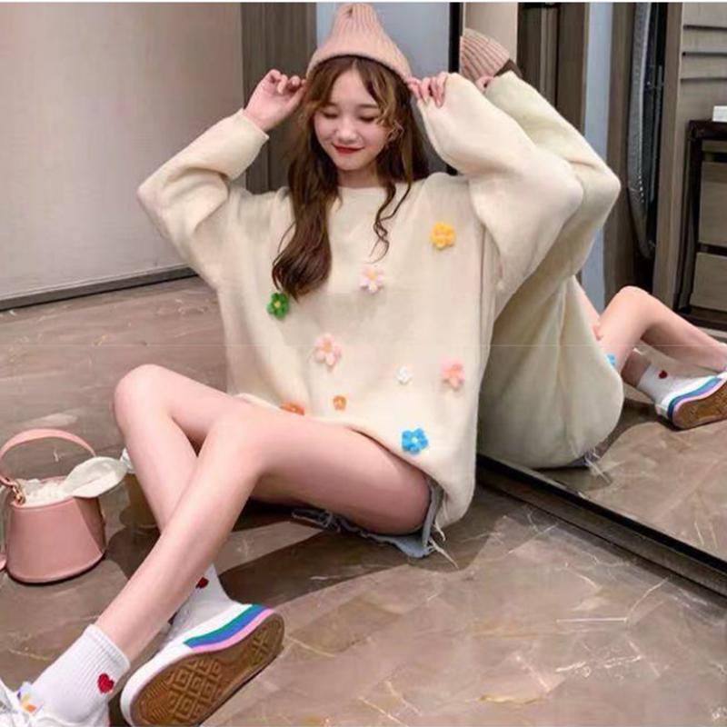 Autumn and Winter Loose Wild Small Fresh Sweater Women Tidesweater Women's Pullover