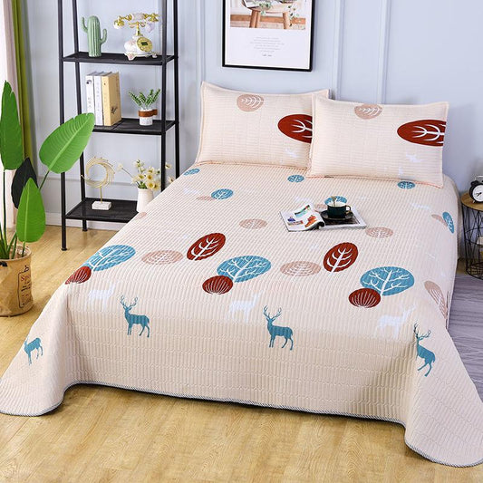 3pcs/set Thicken Blanket Pillow Cases 3 piece Set Four Seasons Bed Cover Tatami Mats Sheets Available Both Sides Twin Queen King Size