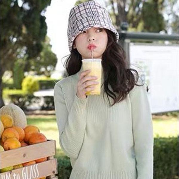 Autumn and Winter Women's Half-high Neck Pullover Sweater Long-sleeved Knitted Bottoming Shirt Slim All-match Blouse Women