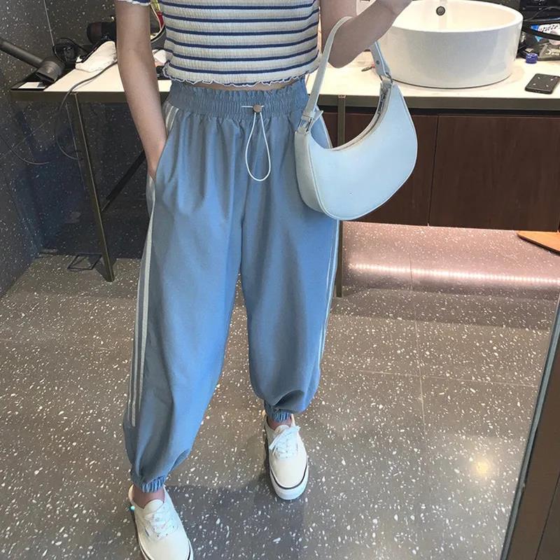 Quick-drying Sports Pants Women's Summer Thin Women's Trousers Spring and Autumn Beam Foot Wide-leg Pants Loose Casual Pants