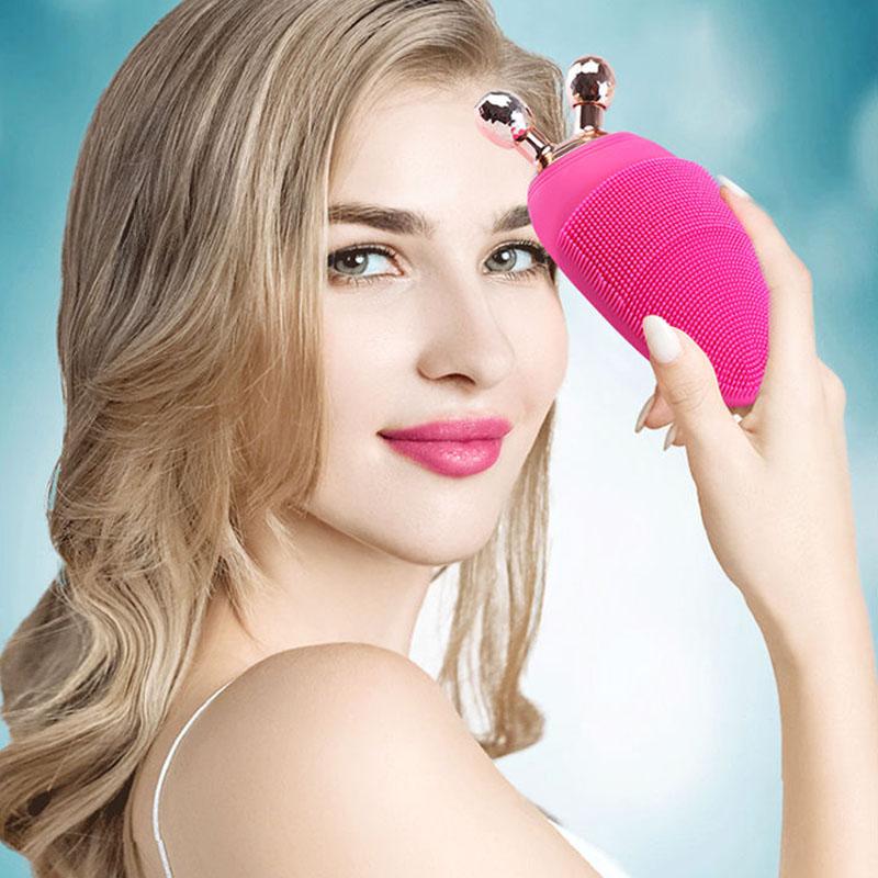 Multifunctional Face Washing Instrument Silicone Face Cleans Pores and Blackheads Beauty Import Instrument Cleansing Instrument Pore Cleaner