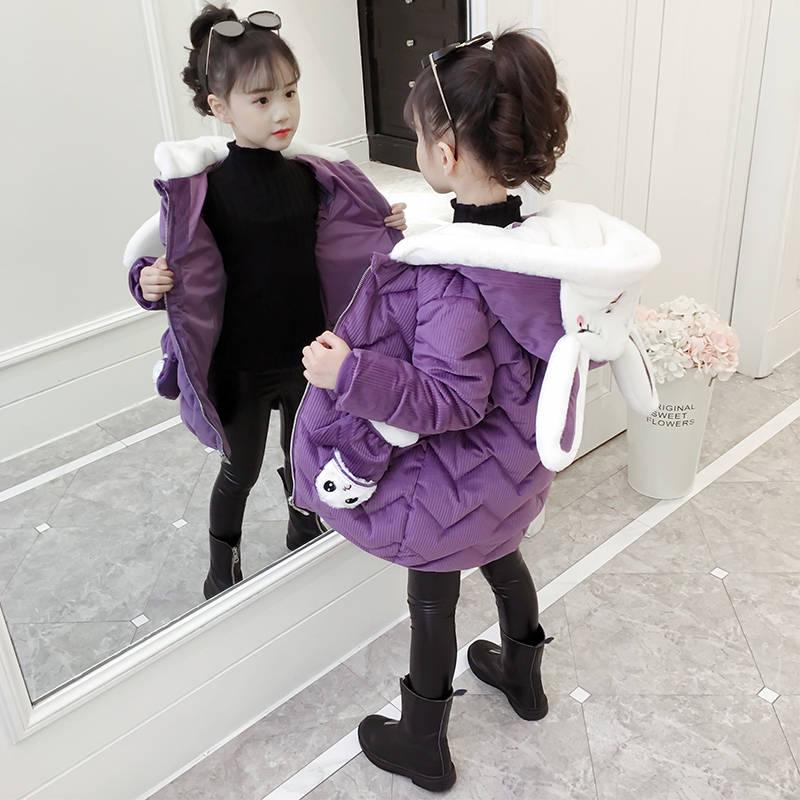 Winter Girls Jackets Boys Coat Hooded Children Parkas Casual Thicken Warm Baby Kid Clothes Outerwear