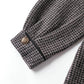 Coats Women's Wool Plaid Coat Fashion Long Woolen Coat Slim Female Winter Wool Jacket Female Outwear
