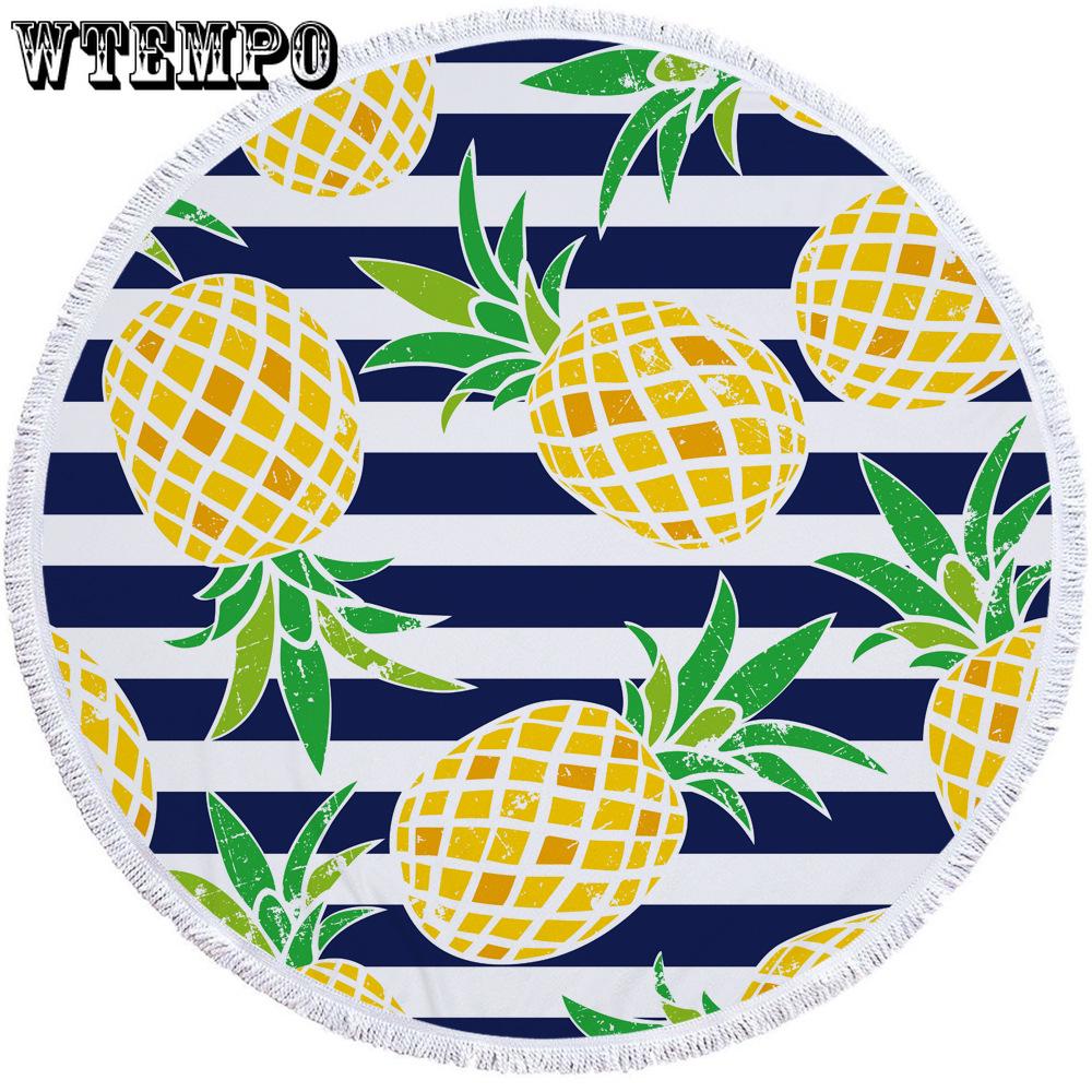 WTEMPO Polyester Beach Towel Tapestry Picnic Mat Beach Blanket for Outdoor Hiking Travel Camping Mat
