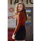 Women Slim Long Sleeve Knitwear Turtleneck Bottoming Sweater Simple Color Pullover Jumper