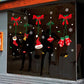 Christmas stickers cartoon pendants personalized window Christmas socks shop glass door stickers