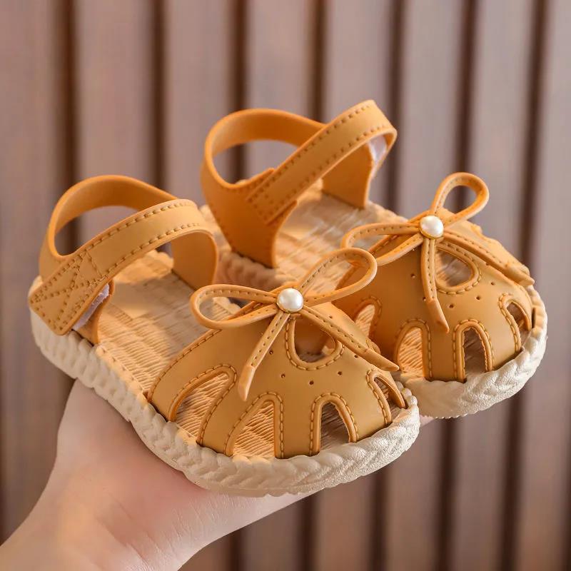 Girls' Sandals 2021 Summer Children's Little Girls Soft-soled Princess Baby Shoes