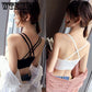 2 pieces no steel ring bra strap wrapped chest yoga student high school girl Korean version