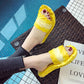 Slippers Female Summer Indoor Creative Cabbage Cute Soft Bottom Household Thick Bottom Bathroom Slippers Non-slip Parent-child Sandals and Slippers
