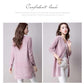 Spring and Autumn Mid-length Sweater Knitted Cardigan Hollow Top Solid Color All-match Female Jacket