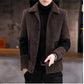 Short Stitching Men's Jacket Autumn and Winter Fashion Trend Slim Single-breasted Youth Jacket