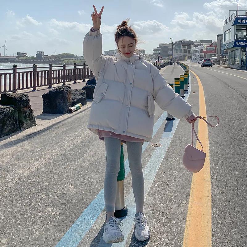 Cotton-padded Jacket Women's Winter Cotton-padded Jacket Korean Style Loose and Thick Student Short Down Padded Jacket