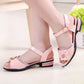 Girls' Sandals Summer Korean Version   High-heeled Children's Beach Shoes  Big children  Little Girls Soft-soled Princess Shoes