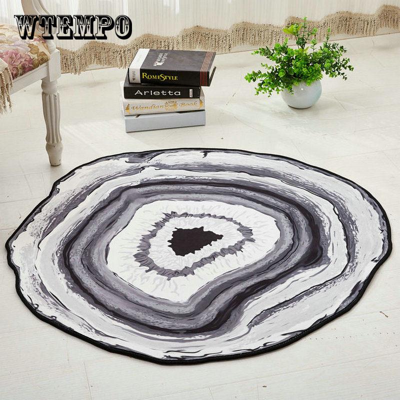 Geometric Flower Floor Carpet Rugs Nordic Style Children Carpet Living Room Tea Table