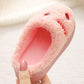 Winter Slippers Kids Toddler Girl Baby Boys Fur Slides Cotton Indoor Shoes Warm Fluffy House Children Slipper
