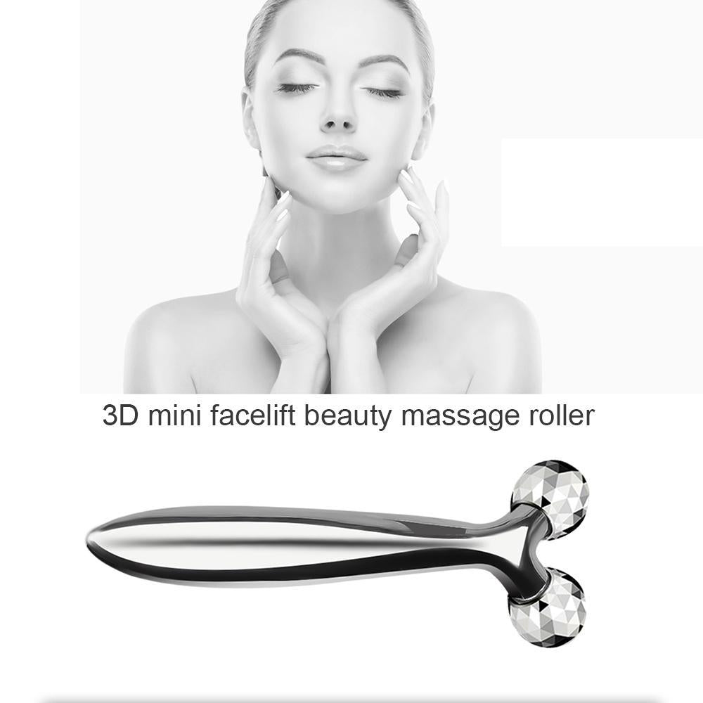 3D Roller Face Massager Full Body Massage 360 Rotate Face Lift Wrinkle Remover