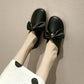 Women's Two Ways To Wear Small White Shoes Spring Shallow Ladies Shoes Flat Bow Soft Bottom Home Comfortable Mother Shoes Slip-on Student Casual Shoes