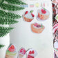 100pcs Sweet Cake Seal Stickers Set Chocolate Fruit Pudding Cream Donuts Sticker for DIY Decoration Kids Gift