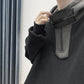 High-necked Hooded Sweater Men's Autumn and Winter Warmth and Velvet Thick All-match Loose Jacket