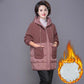 Down Padded Jacket Women Fall Winter Jacket Mid-length Padded Coat Large Size Middle-aged Thick Padded Jacket