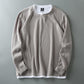 Winter Warm and Comfortable Waffle Trend Men's All-match Casual Sweater T-shirt Bottoming Shirt