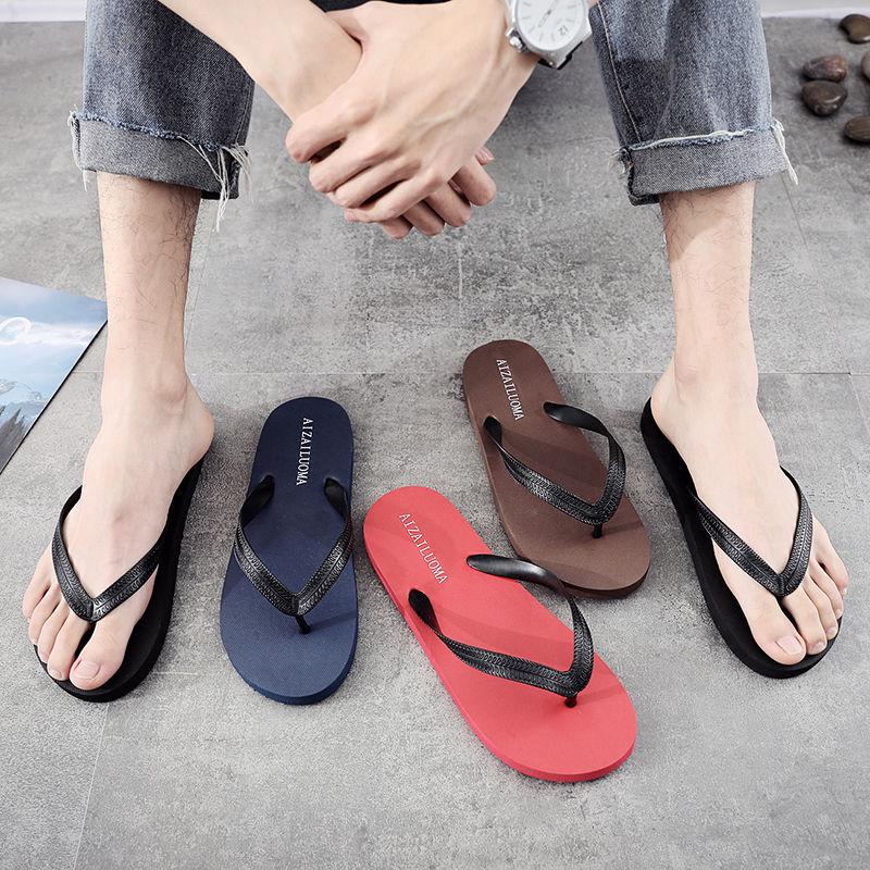 Beach Sandals Men Shoes Summer Slippers Flip Flops Men slippers men's fashion wear beach shoes