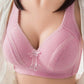 Sexy Lingerie Women's Pure Cotton No Steel Ring Bra Gather Adjustable Thin Section Light Weight Top Support Shaping Breathable Ladies Bra