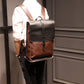 Genuine leather backpack retro leather college bags Travel anti theft computer Backpack for Men
