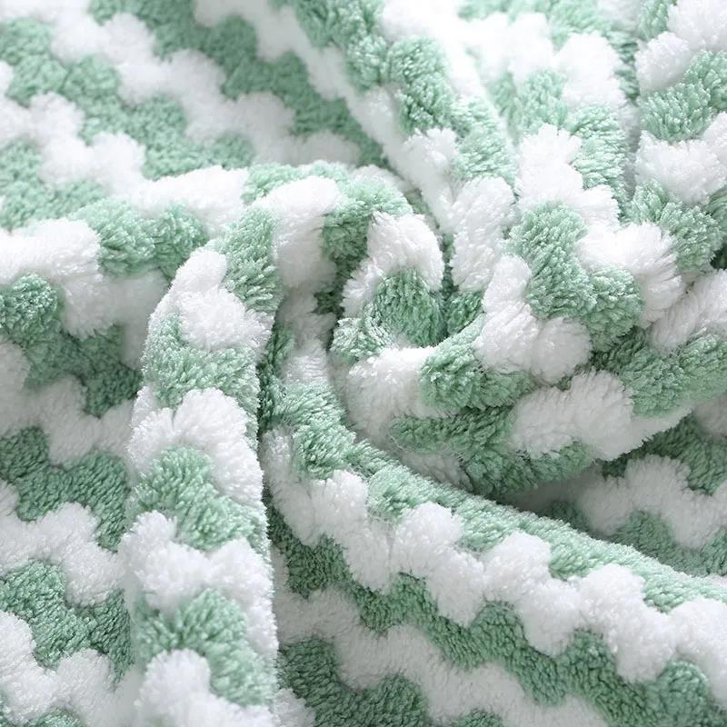5pcs Double-layer Absorbent Microfiber Kitchen Dish Cloth Non-stick Oil Household Cleaning Cloth Wiping Towel Home Kichen Too