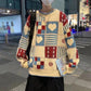 Men's Sweater Autumn and Winter Thickening Round Neck Pullover Sweater Tide Slim Warm Sweater Bottoming Shirt Youth Shirt