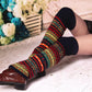 Ethnic White Socks Autumn and Winter Piles Piles Socks Korean Edition Tide Socks  Leg Warmers
