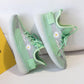 Rainbow Bottom Mesh Breathable Women's Shoes Korean Style All-match Running Sneakers Casual Clearance Women's Shoes